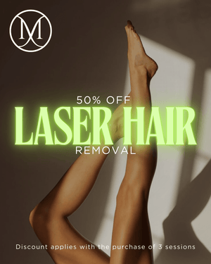 April Promotion: Permanent Laser Hair Removal (FRAC3® Laser) 50% OFF - Monarch MD Medical Aesthetics