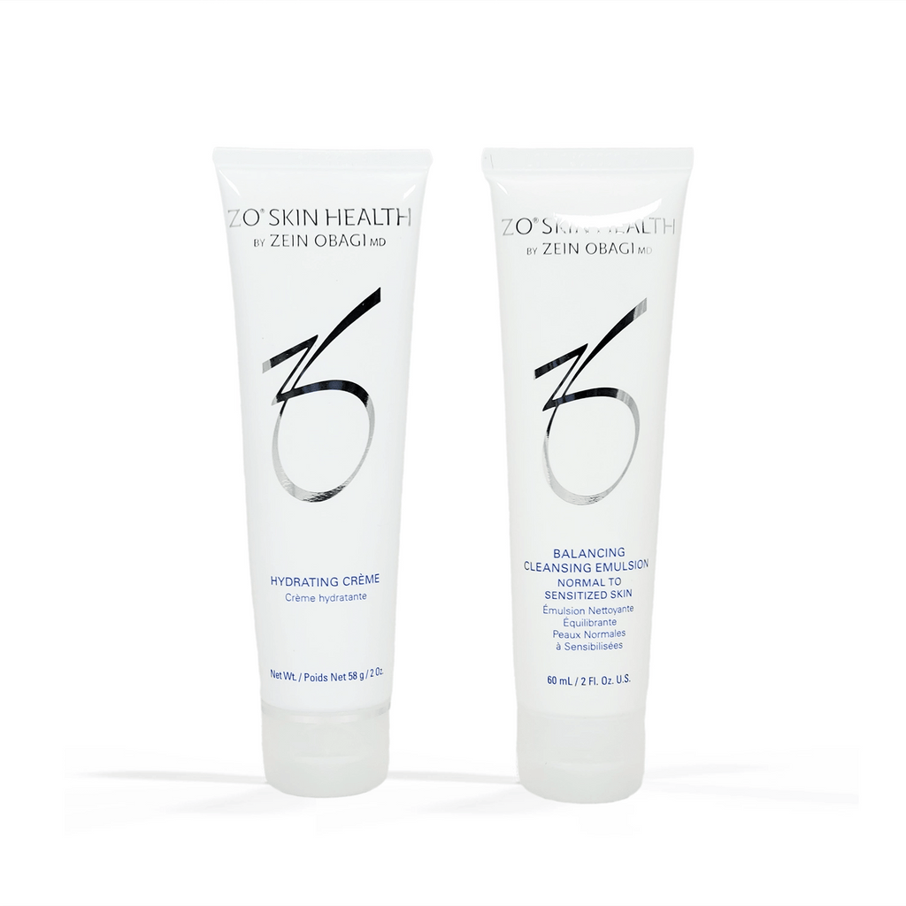 ZO Balancing Cleansing Emulsion + ZO Hydrating Creme - Travel Size - Monarch MD Medical Aesthetics